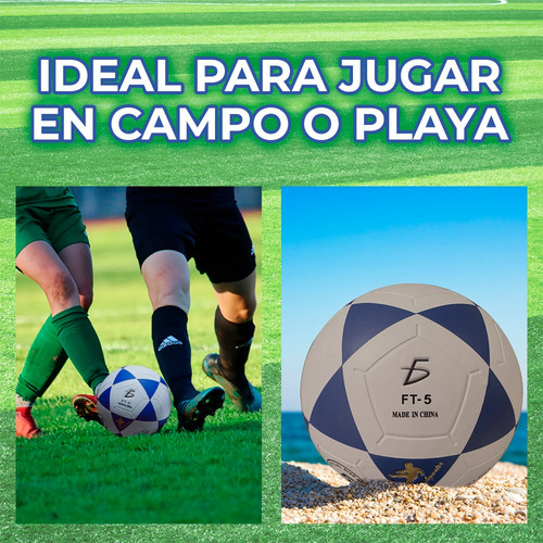 Balón Fútbol #5 Resistente Niños Adultos Deportivo Entreno