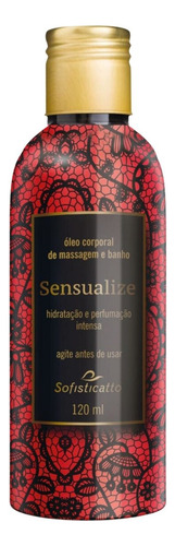 Oleo Sensualize Massagem Corporal Pos Banho Relaxa Hidrata
