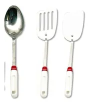 Comprar Set X3 Utensilios Cocina Acero Loekemeyer Espatula Cucharon