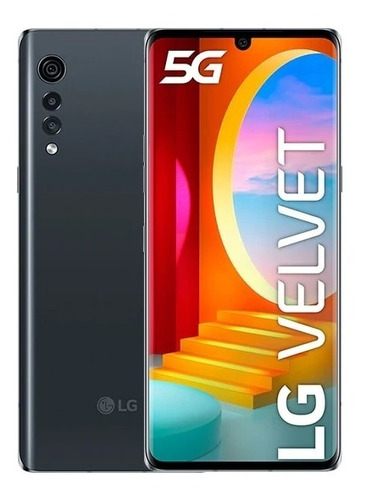 LG Velvet 5g Aurora Gray 128 Gb 6gb Ram Original Liberado (Reacondicionado)