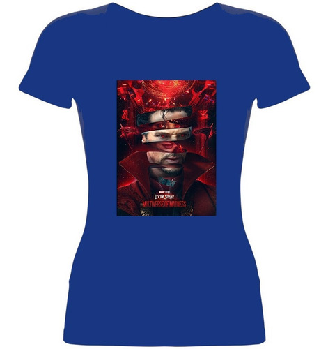 Remera Mujer Algodón Doctor Strange Multiverso De La Locura 