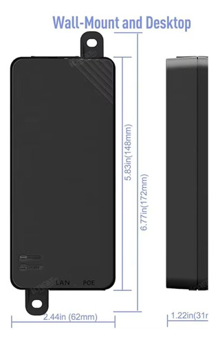 Inyector Poe Para Starlink Comp. Con V2/v4- Router Externo