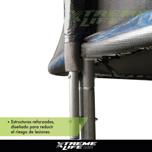 Trampolin Saltarin 2.45 Mts Para Niños Con Malla Eventos Color Azul