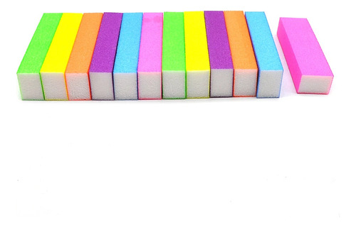 Pack Limas Block Buffer Neón 10 Und