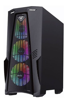 Case Apevia Crusader-f-bk Mid Tower Negro