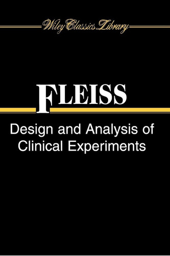 Libro Design And Analysis Of Clinical Experiments: 73