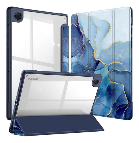  Funda Para Galaxy Tab A9 Plus 2023 Smart Marmol Azul