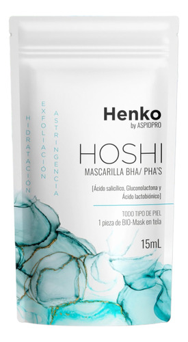 Aspidpro Henko Mascarilla Hoshi Exfolia Hidrata Astringencia