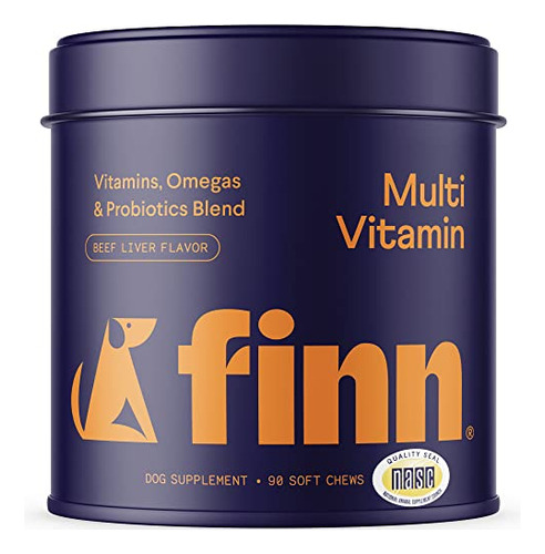 Finn All-in-1 Perro Multivitamínico - Suplemento Ht1tk