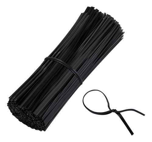 Gadget Beyond Lazos Giratorios De Plastico Negro 100 Piezas