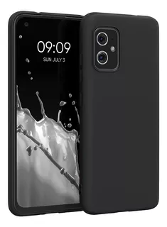 Funda De Goma Tpu Compatible Con Asus Zenfone 8 - Negro Mate