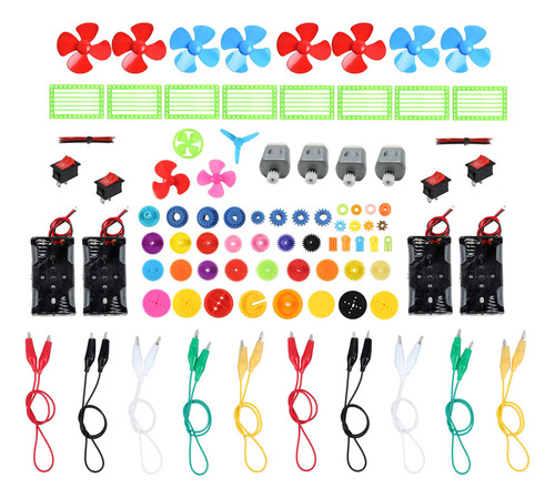 Kit Electrónica Robótica Engranes Poleas Escolar Educativo