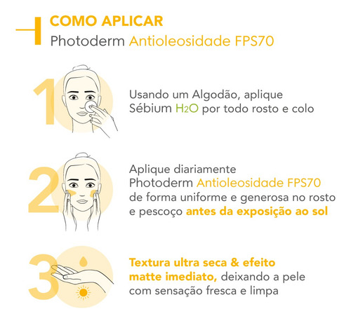 Protetor Solar Bioderma Photoderm Fps70 Gel 40g Médio