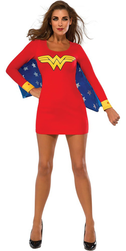 Disfraz De Wonder Woman De Rubies, Estilo Dc Comics, Para Mu