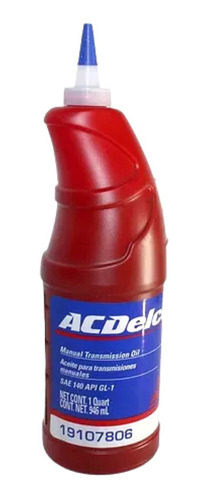 Aceite Transmision Manual Acdelco 946ml Sae 140 Gl-1