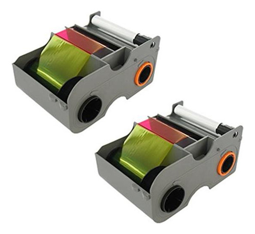 Fargo 45010 Ymckok - Cintas De Color - Paquete De 2 Unidades