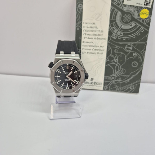 Audemars Piguet Royal Oak Offshore Diver 42mm Automatic Preto Prateado Preto (Usado)