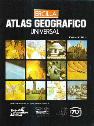 11 Fascículos Atlas Geográfico Universal + Mapa Chile Region (Usado)