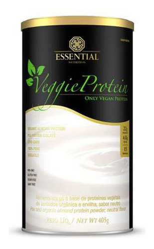 Proteína Veggie Essential Nutrition 450g - Ervilha E Amêndoa