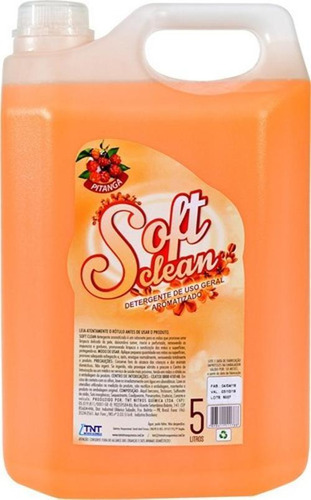 Sabonete Aromatizado Para Mãos Soft Clean 5 Litros - Pitanga