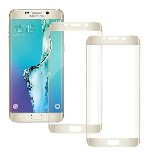 Cristal Curvo Para Galaxy S6 Edge Plus Sm-g928g Set 2 Piezas