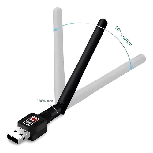 Adaptador Receptor Wireless Usb Wifi 1200mbps Pc E Notebook