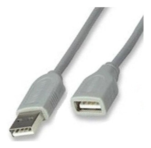 Cable Usb Extension 1.8 Metros Manhattan 165211 Color Gris