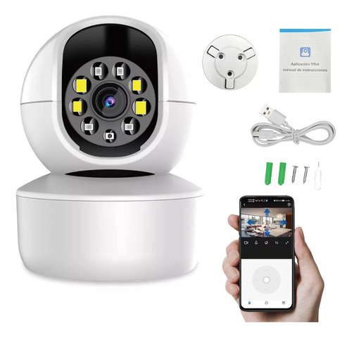 Camaras De Seguridad Wifi Smart Home Con Nocturna Hd 1080p
