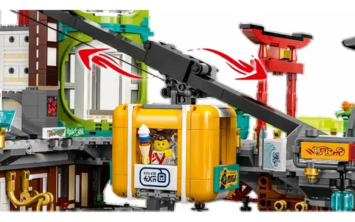Conjunto De Construção Lego Ninjago City Markets 71799 Cid