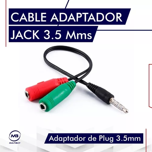 Cable Adaptador Sonido Para Celular Y Ps4 A Mic Y Auricular