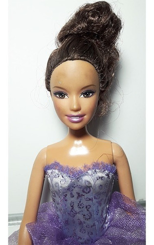 Muñeca Barbie Bailarina Ballet Violeta - Original De Mattel (Usado)