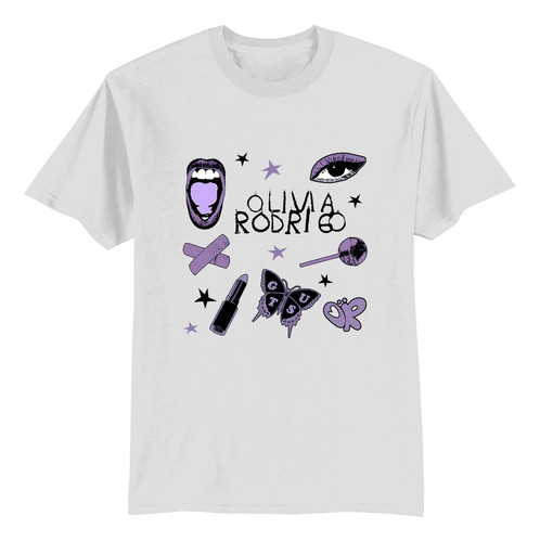 Playera Olivia Rodrigo Guts Stickers