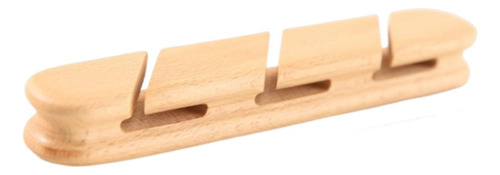 Organizador De Cables Autoadhesivo Multiusos Grande Madera