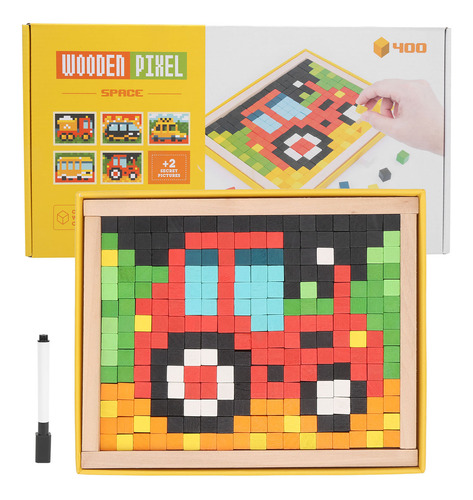 Rompecabezas De Mosaico De Madera Para Niños Game Boy Girl,