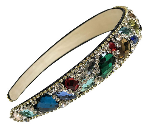 Fodattm - Diadema Con Cristales Brillantes Para Mujer, Multi