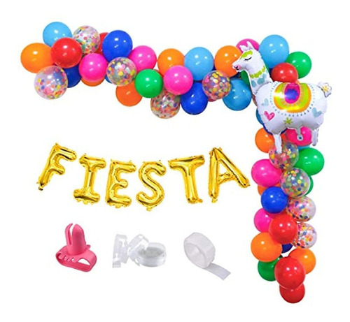 Fiesta Balloon Garland Arch Kit, Mexicano Cinco De Mayo