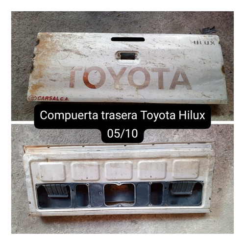 Compuerta Trasera Toyota Hilux 05/10 Original 