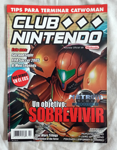 Club Nintendo Metroid Prime 2 Echoes Gamecube 2004 Revista