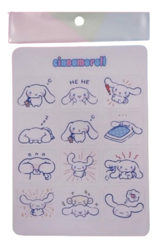 Planchas De Stickers De Cinnamoroll Kuromi Melody Sanrio