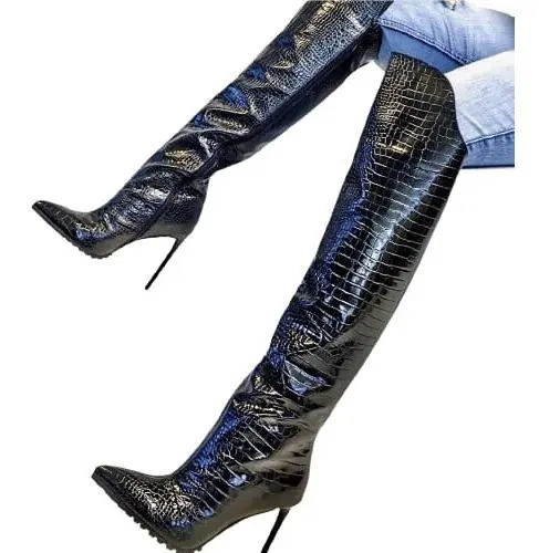 Bota Negra Lady Stork Liliana - Comprá Ahora | Dafiti Argentina