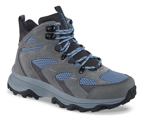 Botas Outdoor Giper Gris-azul Para Mujer Croydon