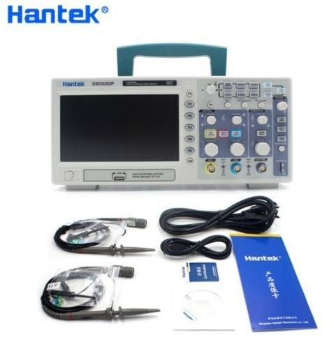 Osciloscópio digital Hantek DSO5202P - 200MHz de largura de banda com  com 2 canais