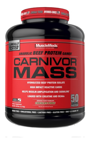 Carnivor Mass 5 Lb - Musclemeds