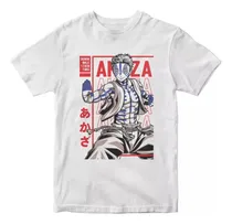 Comprar Remera Akaza Demon Slayer Kimetsu No Yaiba Geek Otaku Nerd