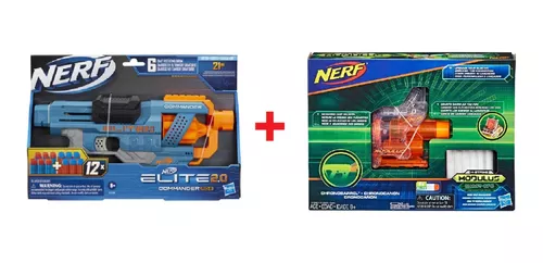 Kit Arma Nerf Elite 2.0 Commander + Modulus Ghost Ops - HASBRO