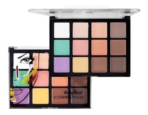 Correctores En Paleta 12 Colores Profesionales Ruby Rose