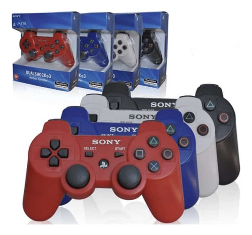 Joystick Sony Ps3 De Colores Inalambricos Bluetooth