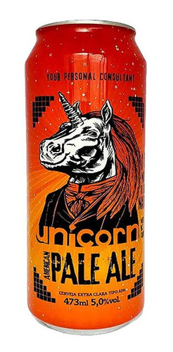 Cerveja Unicorn American Pale Ale Caixa C/ 6 Latas 473 Ml
