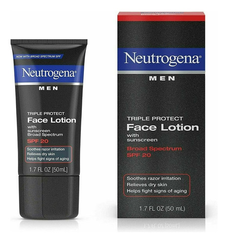 Neutrogena Men Triple Protect Face Lotion Spf20 Protector