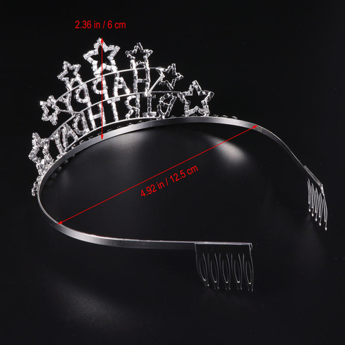 Encantadora Diadema Infantil Con Diseño De Corazón Y Tiara C